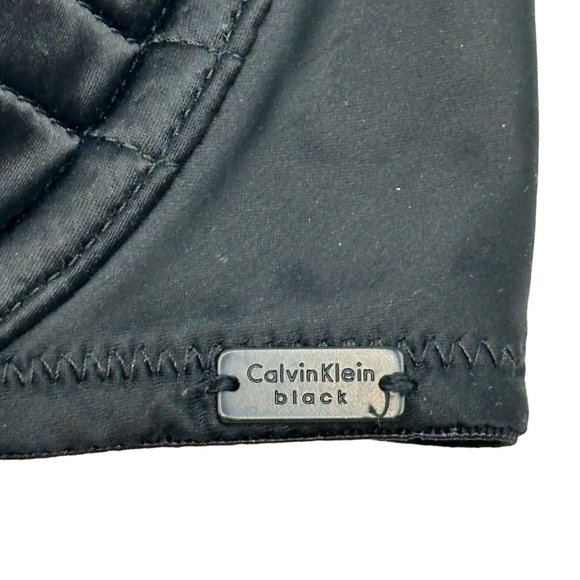 Clavin Klein Bra Womens 34B Black Bandeau Lace Adjustable Straps Lightly Padded - Picture 5 of 9